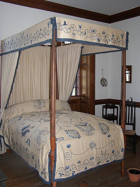 Early American Four Poster Bed