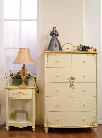 Painted children furniture- dresser and nightstand.